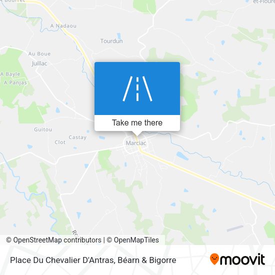 Place Du Chevalier D'Antras map