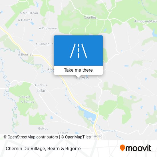 Chemin Du Village map