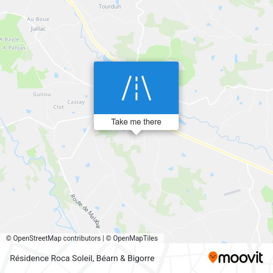 Résidence Roca Soleil map