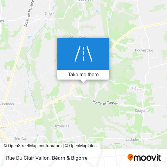 Rue Du Clair Vallon map