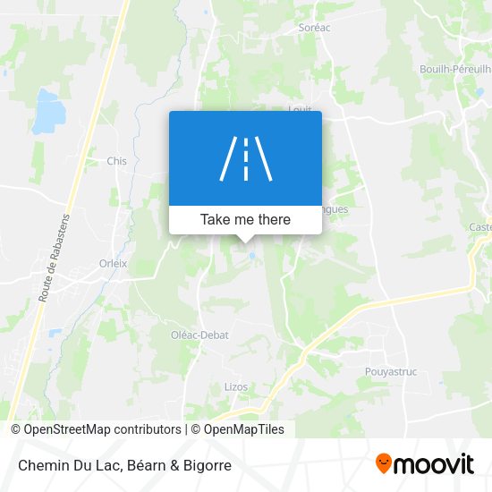 Chemin Du Lac map