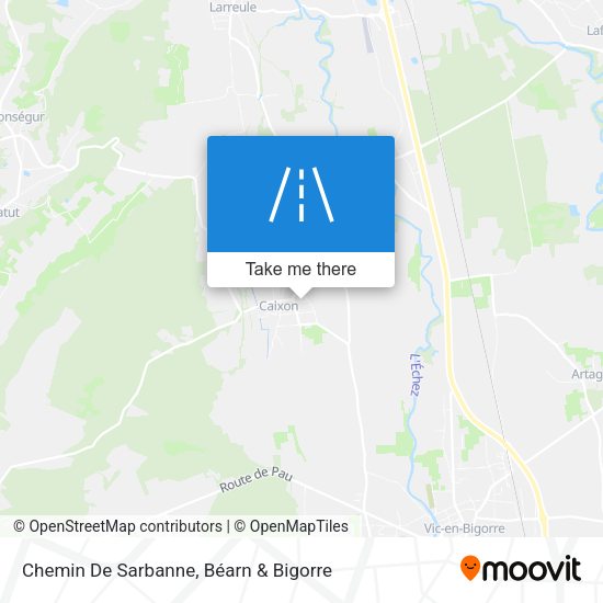 Chemin De Sarbanne map