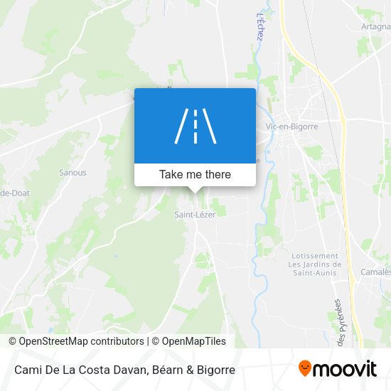 Cami De La Costa Davan map