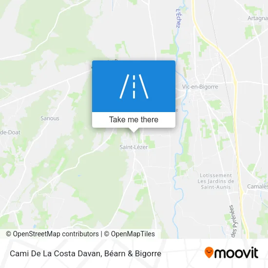Cami De La Costa Davan map