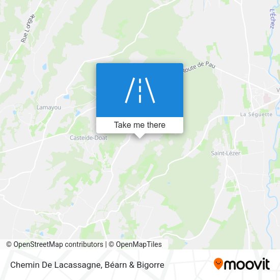 Chemin De Lacassagne map