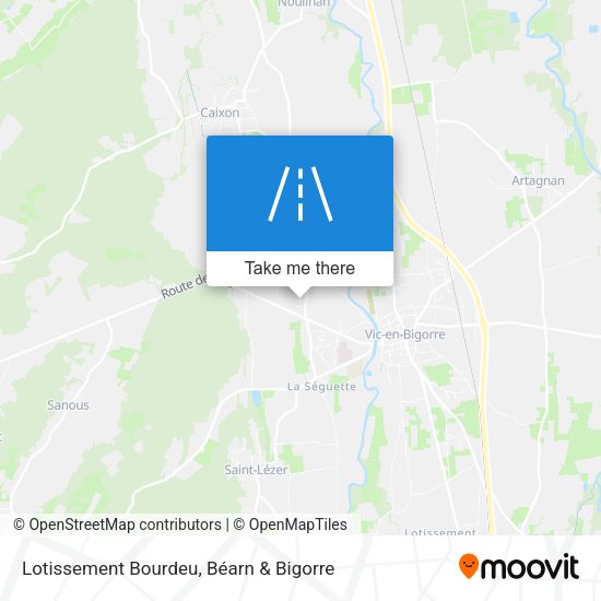 Lotissement Bourdeu map