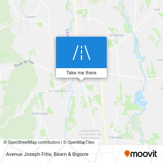 Avenue Joseph Fitte map