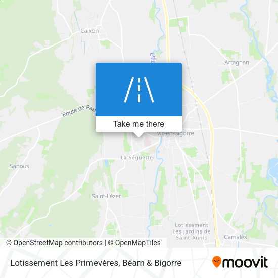 Lotissement Les Primevères map