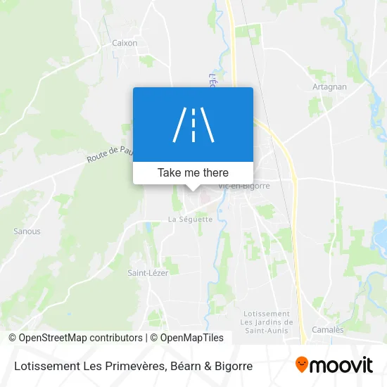 Lotissement Les Primevères map