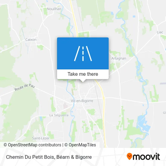 Chemin Du Petit Bois map