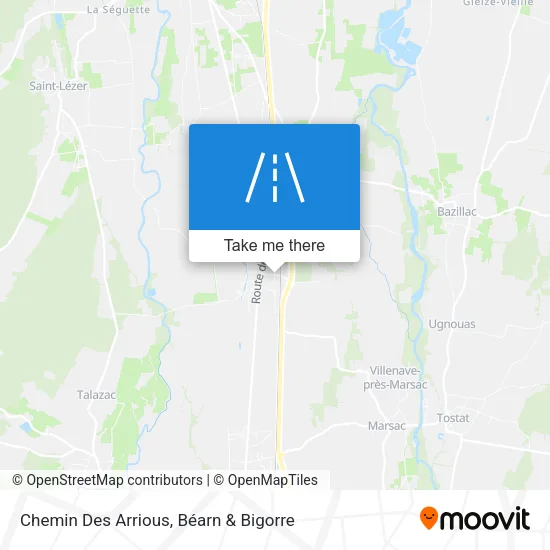 Chemin Des Arrious map
