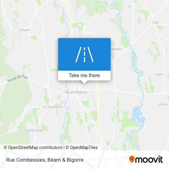 Rue Combessies map