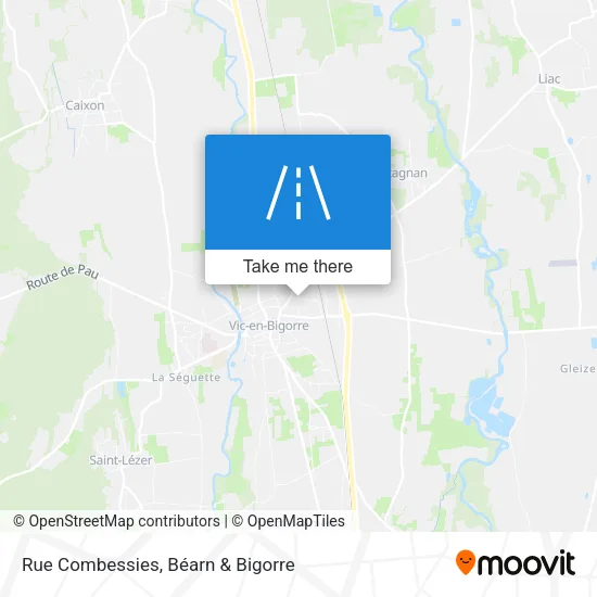 Rue Combessies map