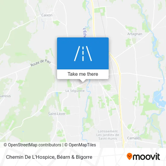 Chemin De L'Hospice map