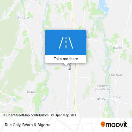 Rue Galy map