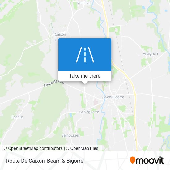 Route De Caixon map