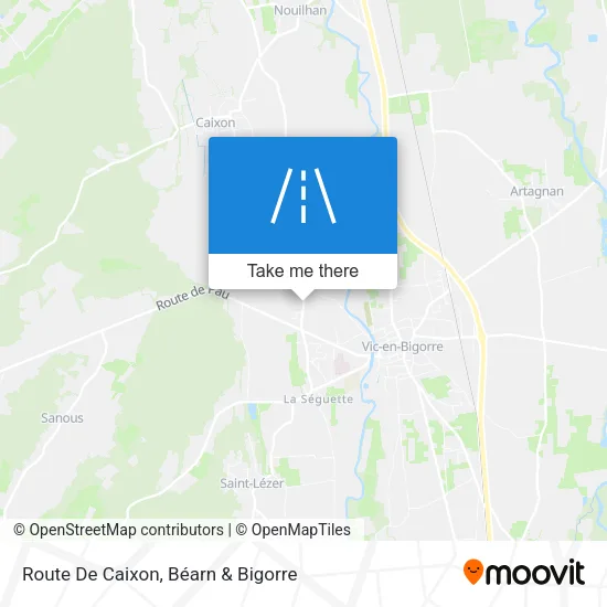 Route De Caixon map