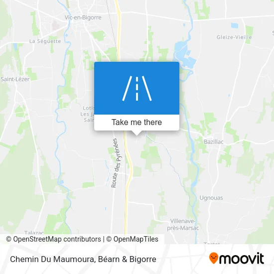 Chemin Du Maumoura map