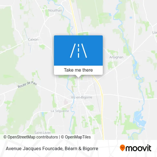 Avenue Jacques Fourcade map