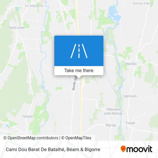 Cami Dou Barat De Batalhé map