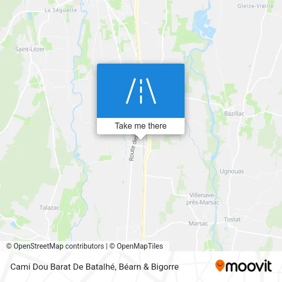 Cami Dou Barat De Batalhé map