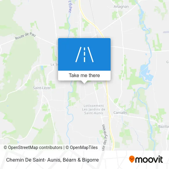 Chemin De Saint- Aunis map