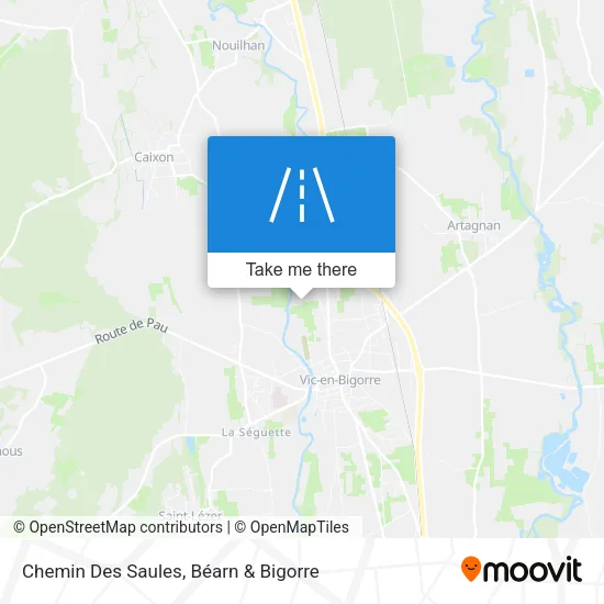 Chemin Des Saules map