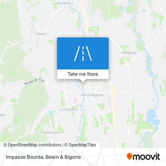 Impasse Bourda map