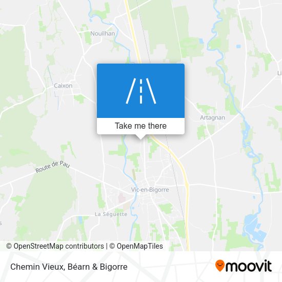 Chemin Vieux map