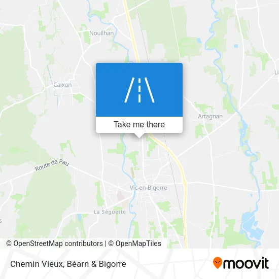 Chemin Vieux map