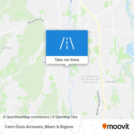 Cami Dous Arriouets map