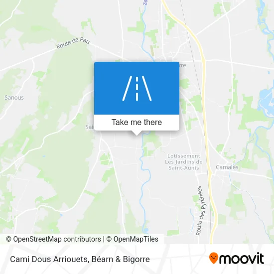 Cami Dous Arriouets map