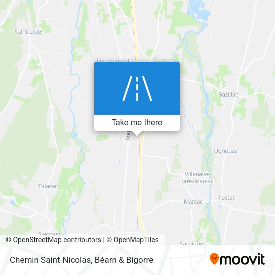 Chemin Saint-Nicolas map