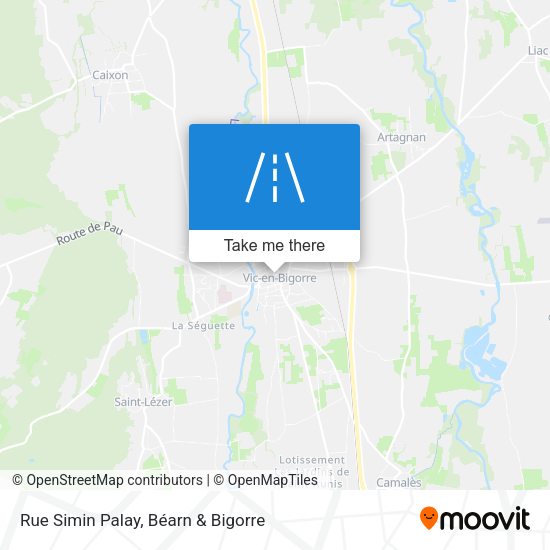 Rue Simin Palay map