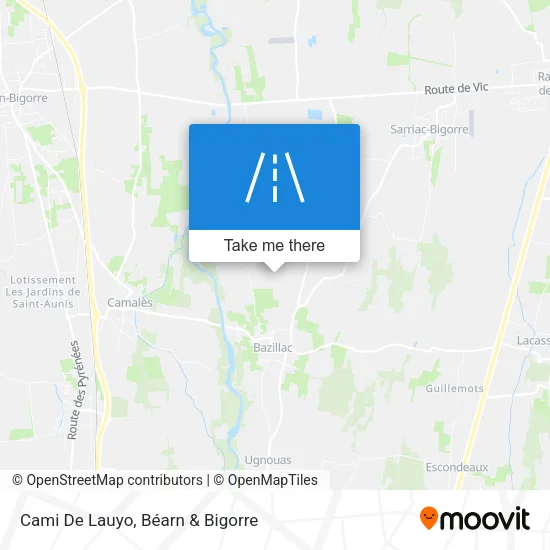 Cami De Lauyo map