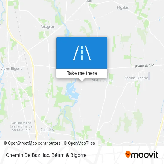 Chemin De Bazillac map