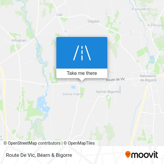 Route De Vic map