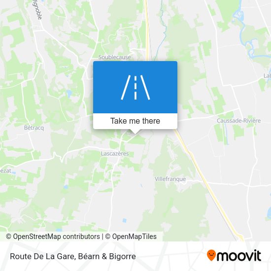 Route De La Gare map