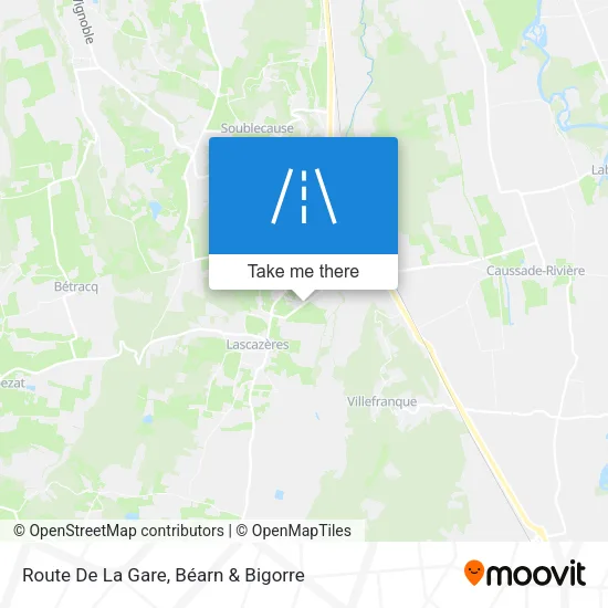 Route De La Gare map