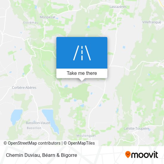 Chemin Duviau map
