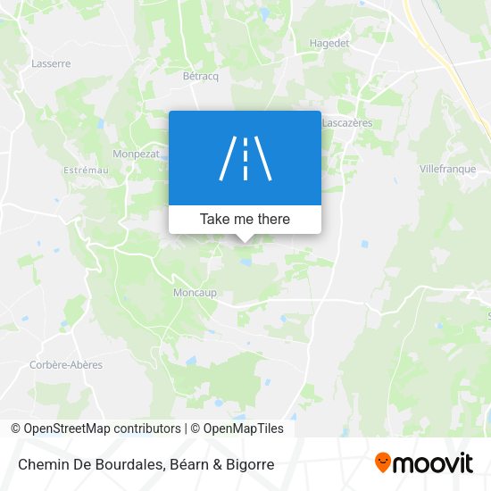 Chemin De Bourdales map