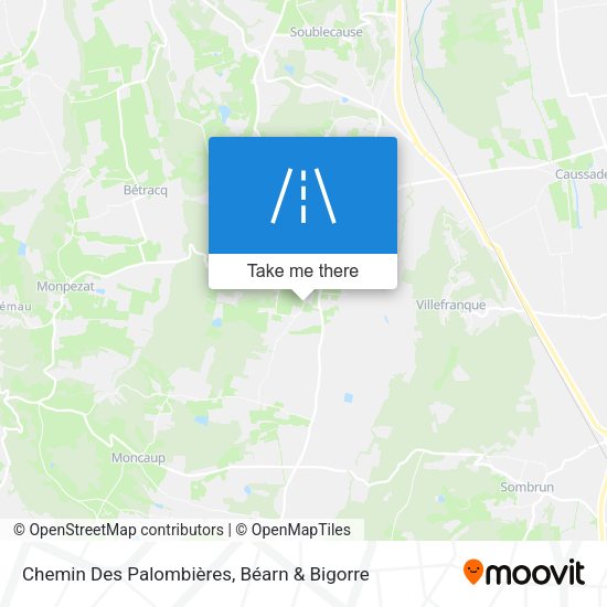 Chemin Des Palombières map