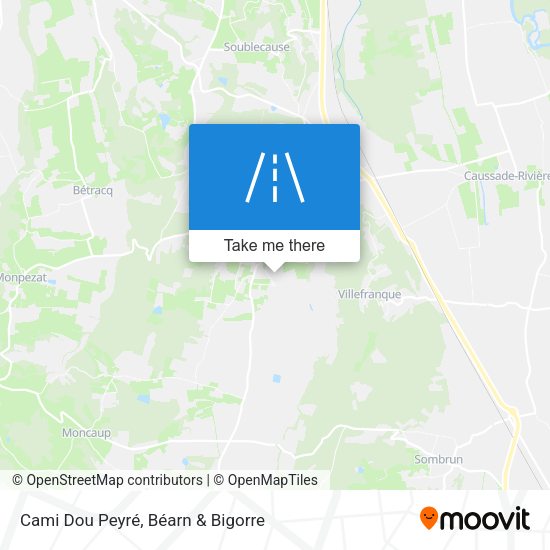 Cami Dou Peyré map