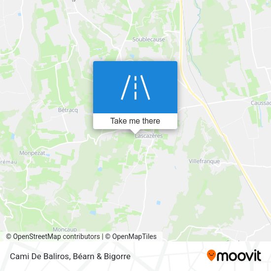 Cami De Baliros map