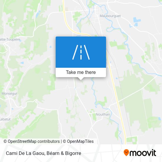 Cami De La Gaou map