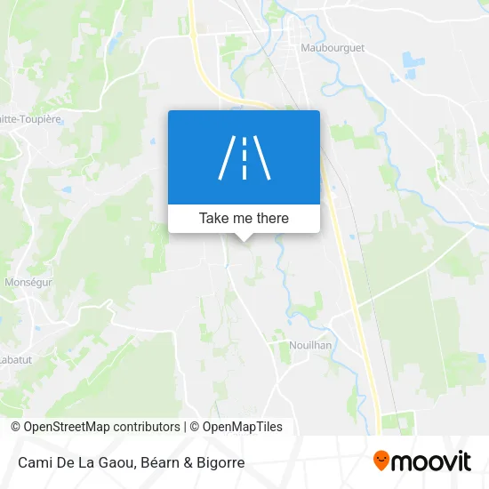 Cami De La Gaou map