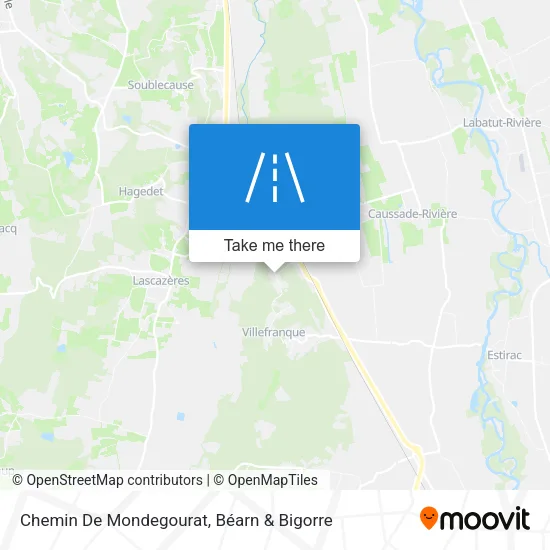 Chemin De Mondegourat map