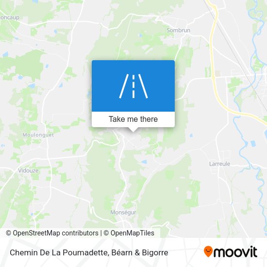 Chemin De La Poumadette map