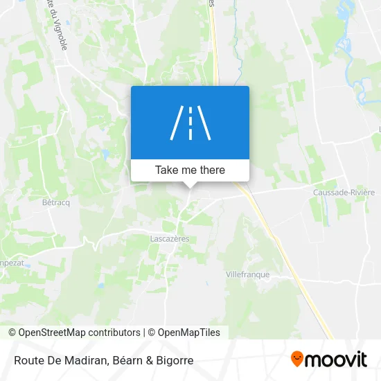 Route De Madiran map