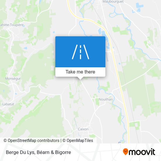 Berge Du Lys map